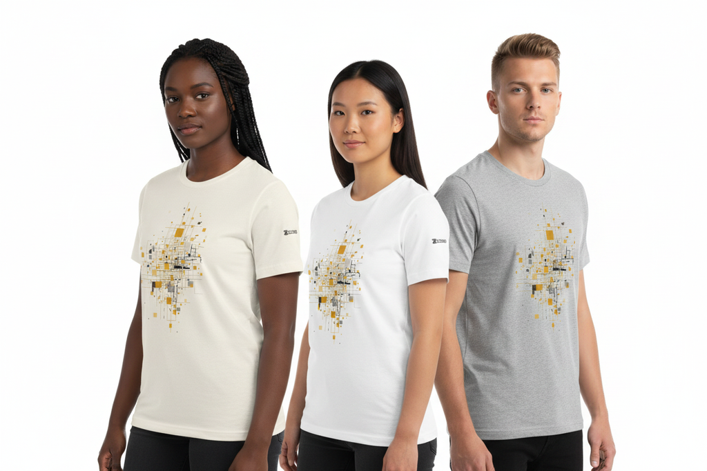 Femme noire, femme asiatique et homme ZYLTHO
