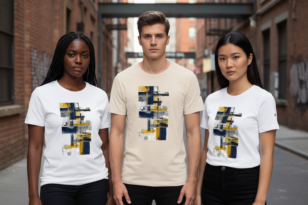 T-shirt ZYLTHO Eclipse Noir