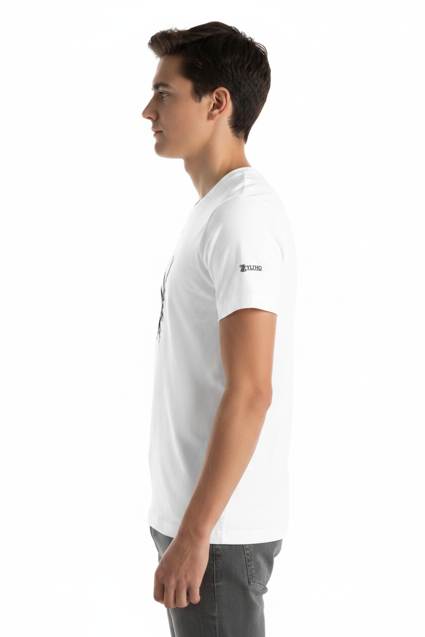 Profil gauche strict t-shirt ZYLTHO