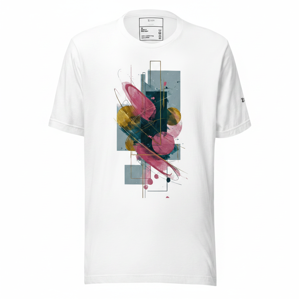 T-shirt coloré à plat