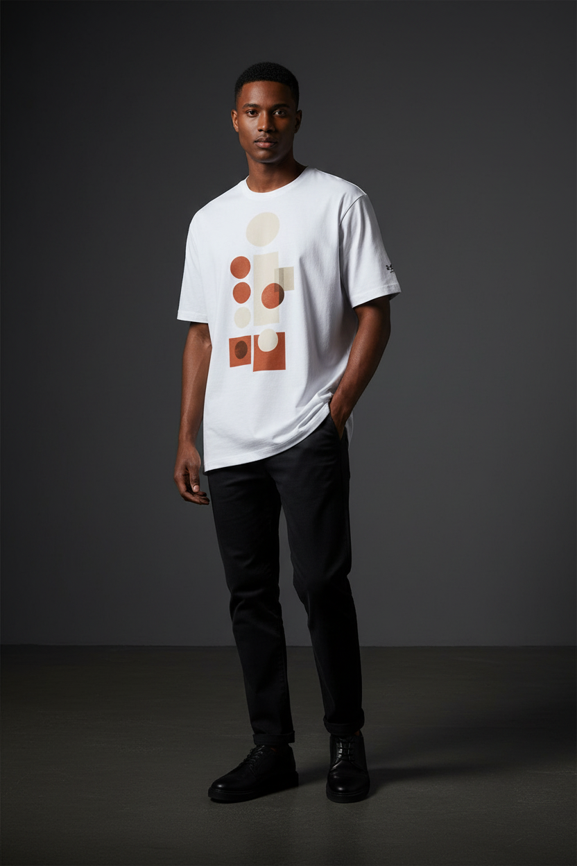 T-shirt Oversize Void avec mannequin
