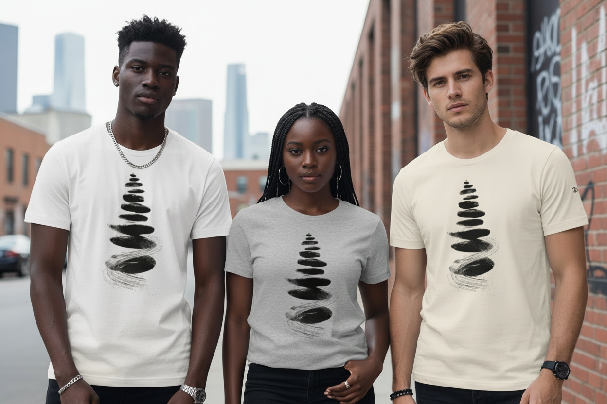 Trio pierres zen 3 coloris mélangés