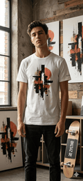 ZYLTHO Chalk, Oversized Tee Pure White - T-SHIRT