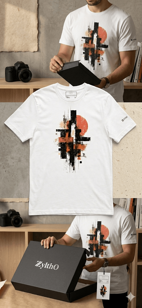 ZYLTHO Chalk, Oversized Tee Pure White - T-SHIRT